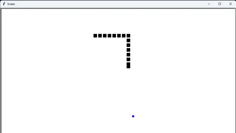 The Snake game made in Python