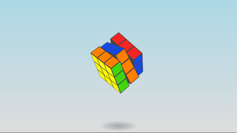 A pure CSS Rubik's Cube